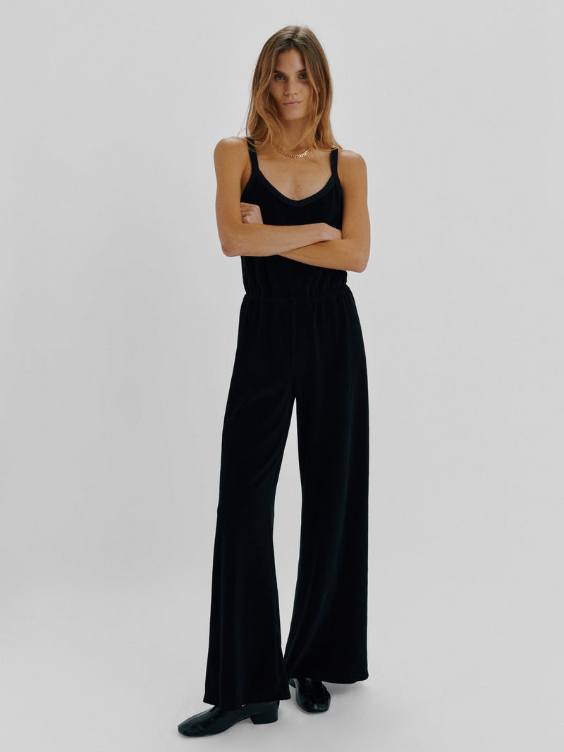 Suzie Kondi Elma Jumpsuit In Velour