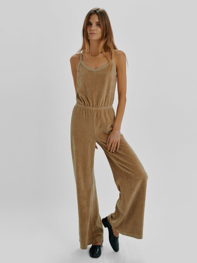 Suzie Kondi Elma Jumpsuit In Velour