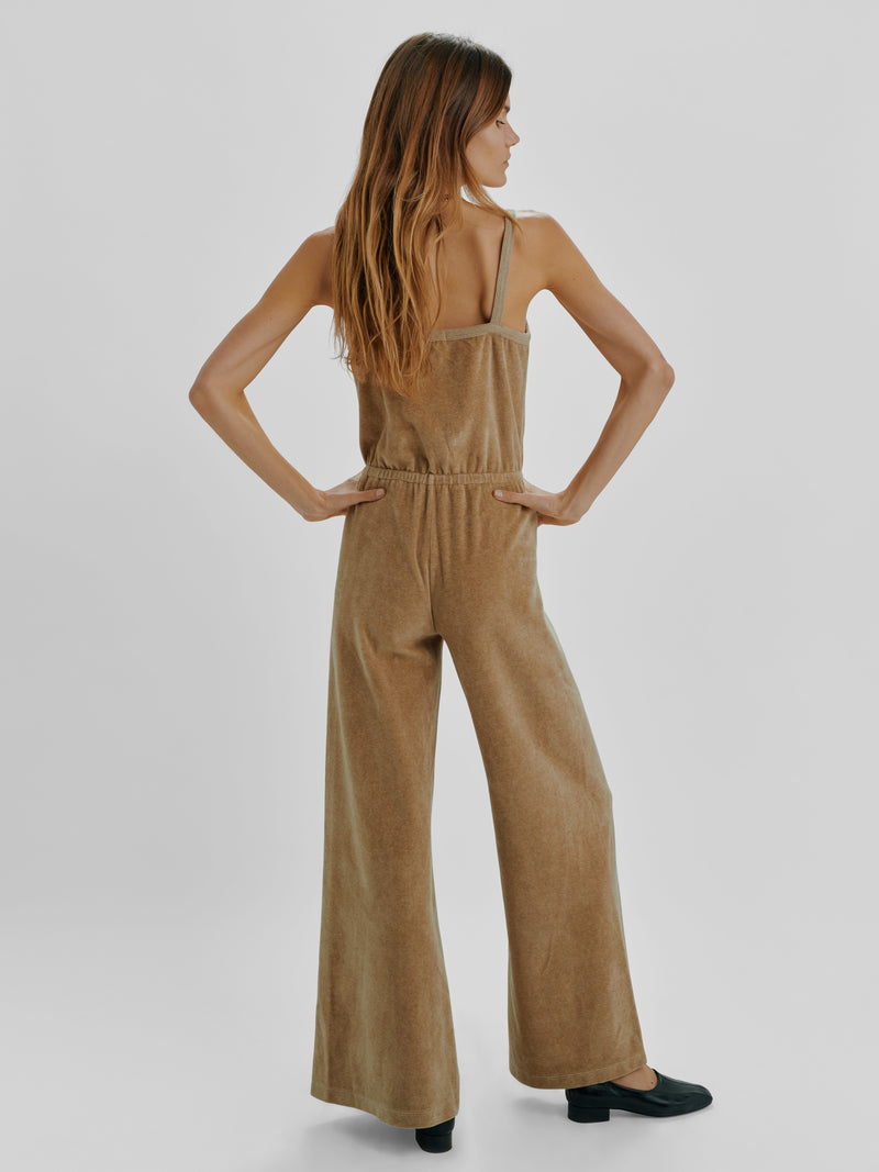 Suzie Kondi Elma Jumpsuit In Velour