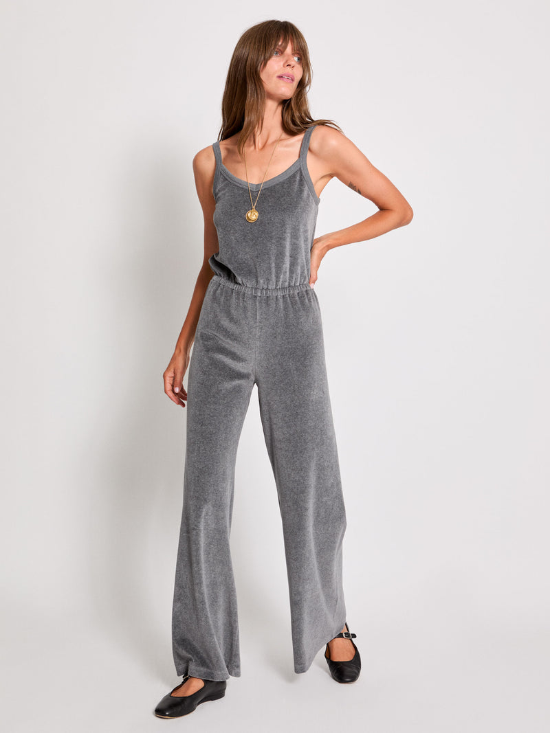 Suzie Kondi Elma Jumpsuit In Velour