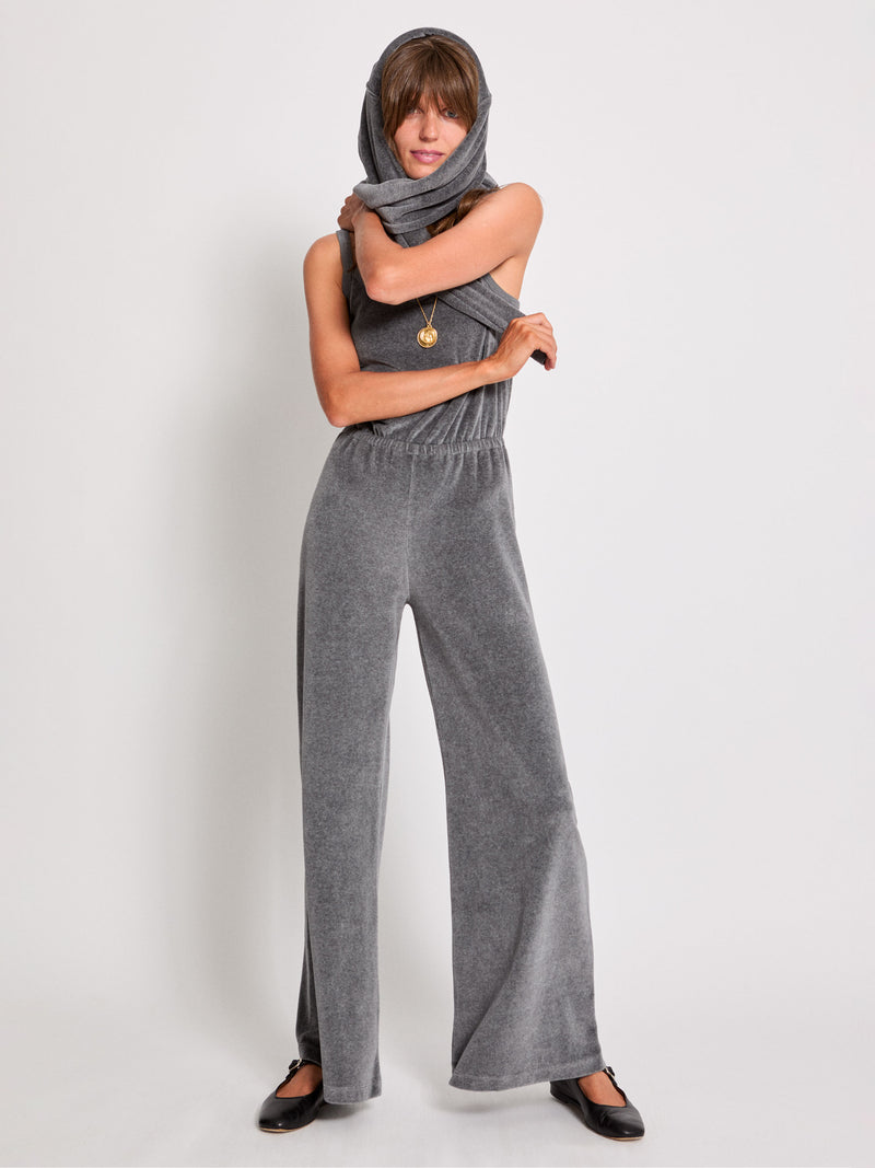 Suzie Kondi Elma Jumpsuit In Velour