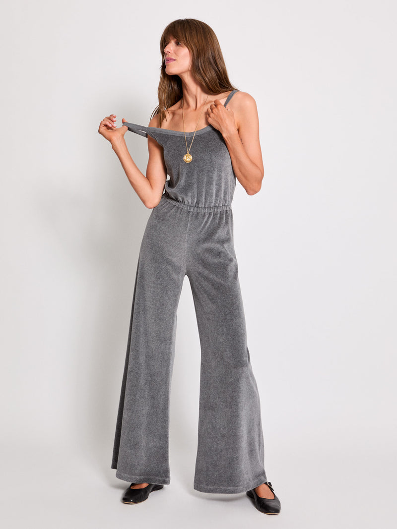 Suzie Kondi Elma Jumpsuit In Velour