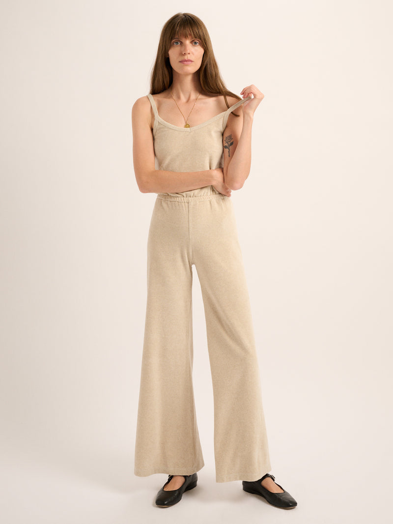 Suzie Kondi Elma Jumpsuit In Velour