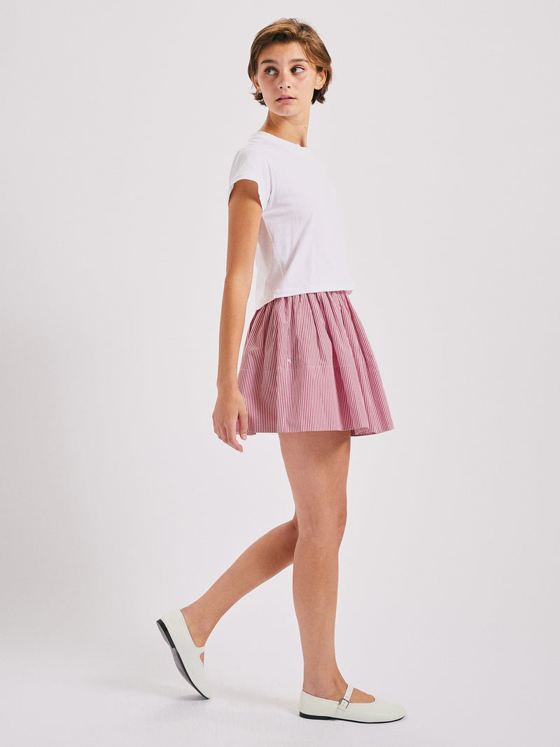 Suzie Kondi Fousta Skirt In Cotton Poplin