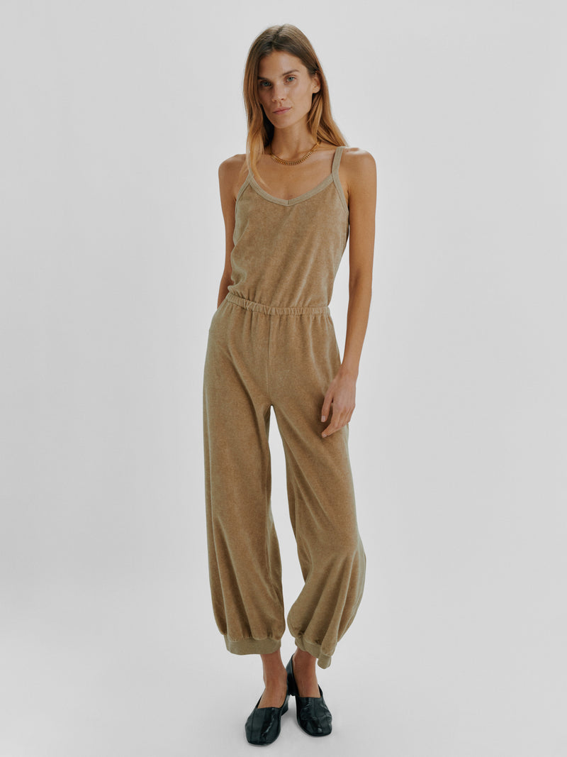 Suzie Kondi Giorgi Jumpsuit In Velour