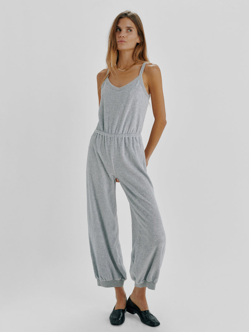 Suzie Kondi Giorgi Jumpsuit In Velour