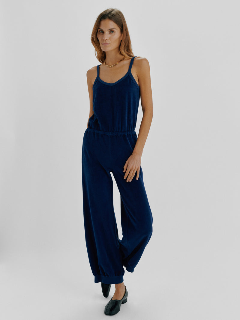 Suzie Kondi Giorgi Jumpsuit In Velour