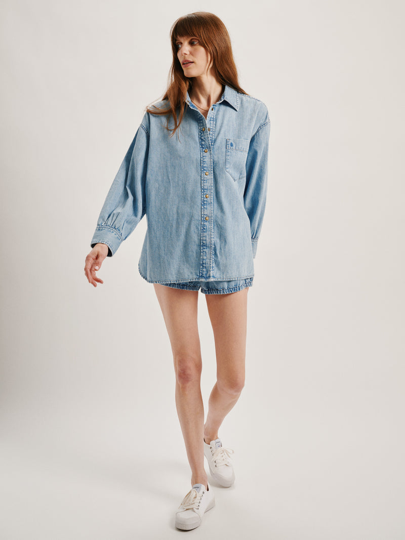 Suzie Kondi Hera Bloomers In Denim