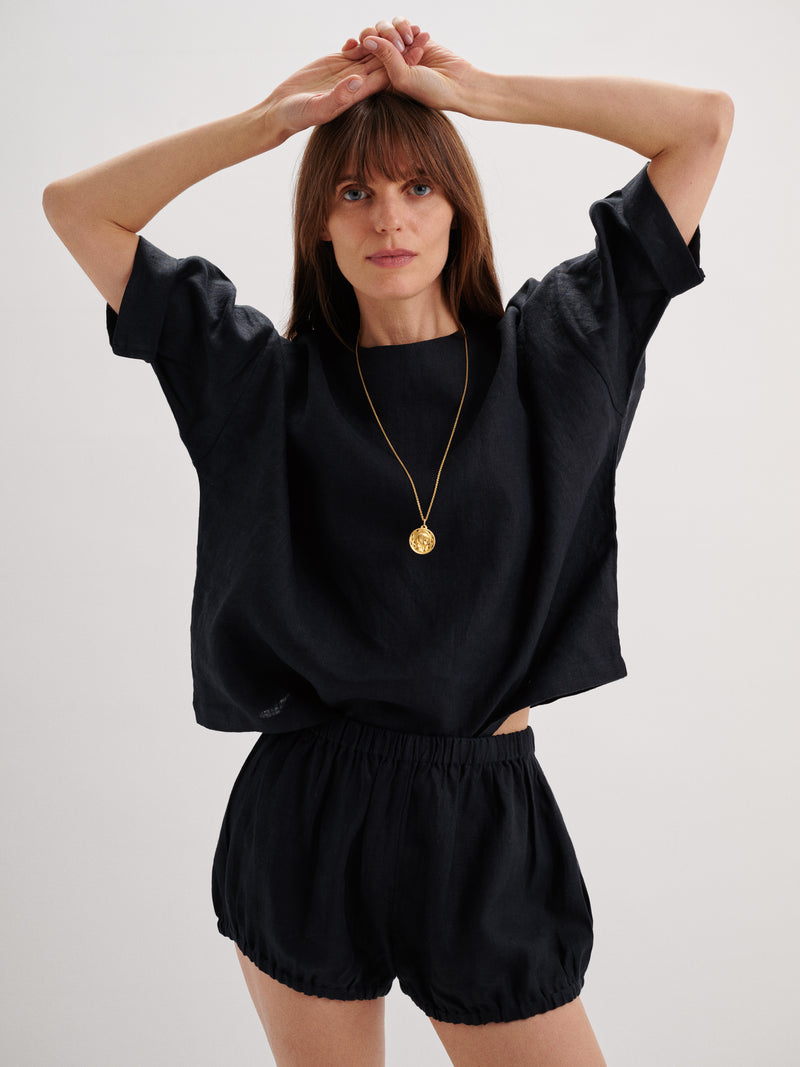 Suzie Kondi Hera Bloomers In Linen