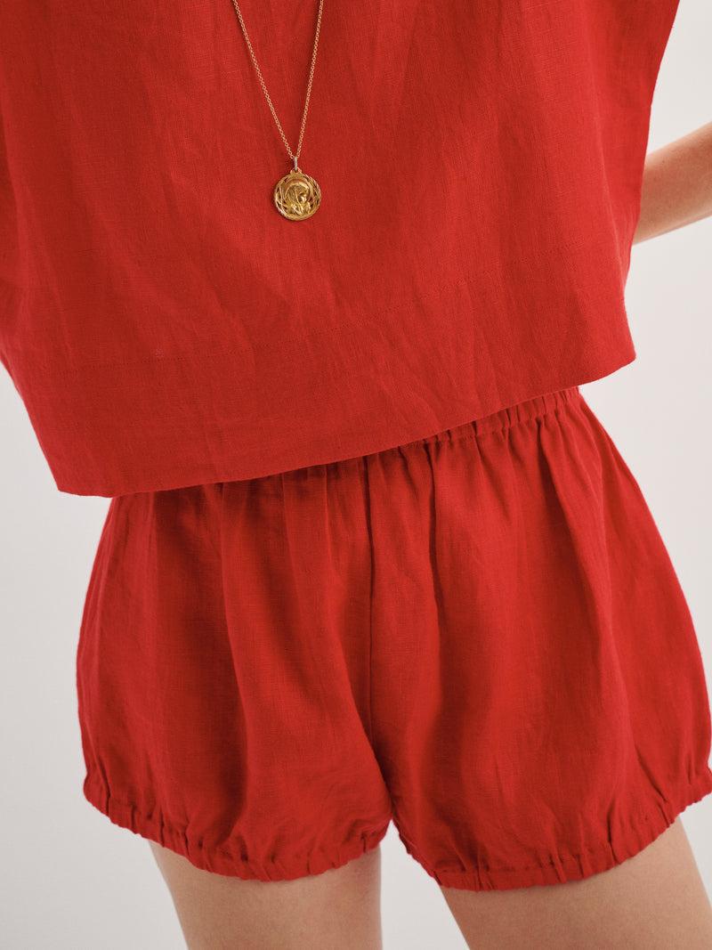 Suzie Kondi Hera Bloomers In Linen