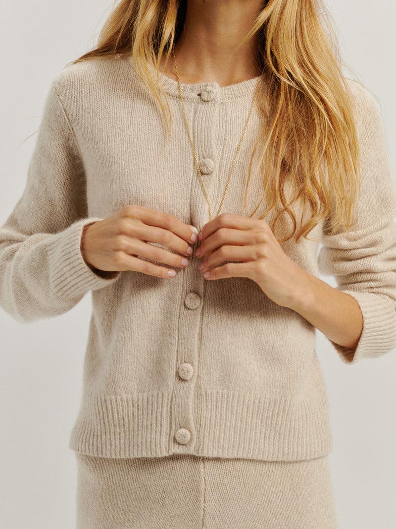 Suzie Kondi Kadria Cardigan In Cashmere