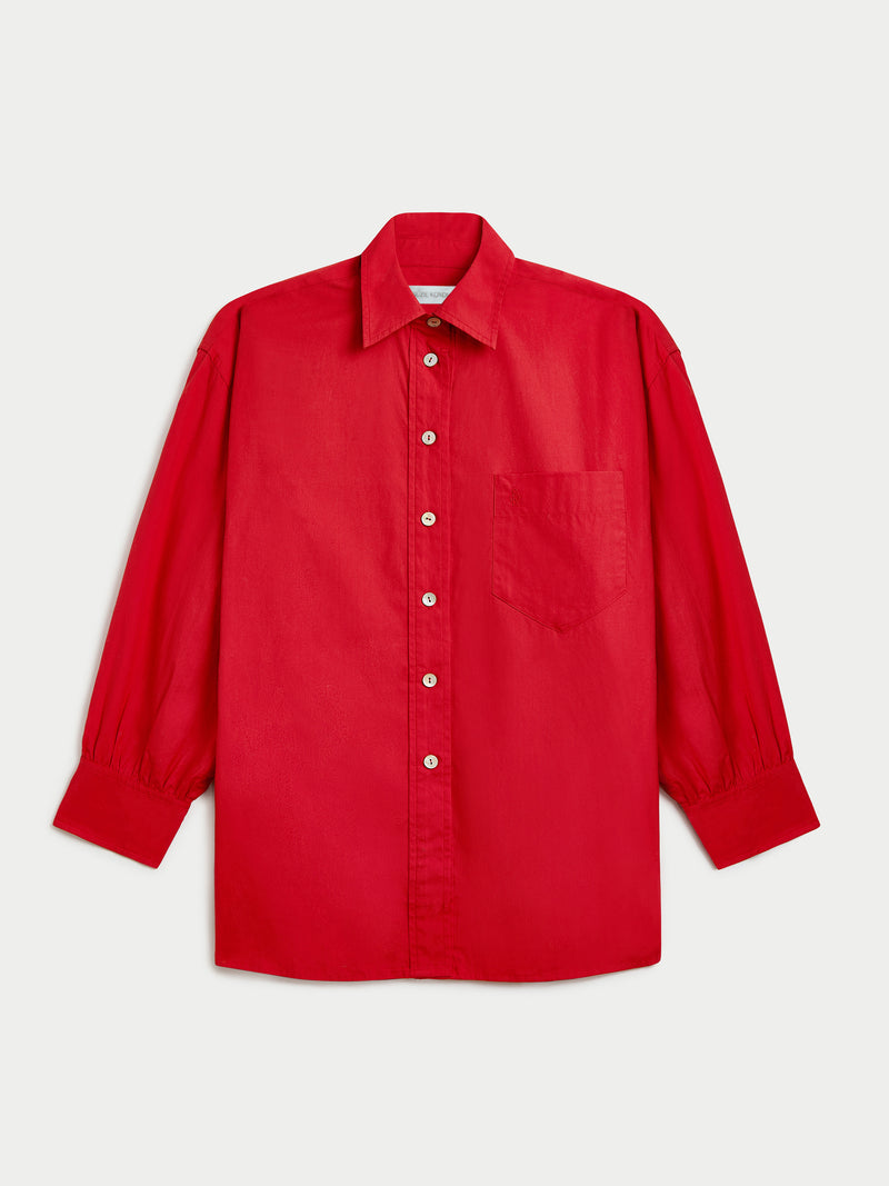 suzie kondi Kappa Shirt in Cotton Poplin