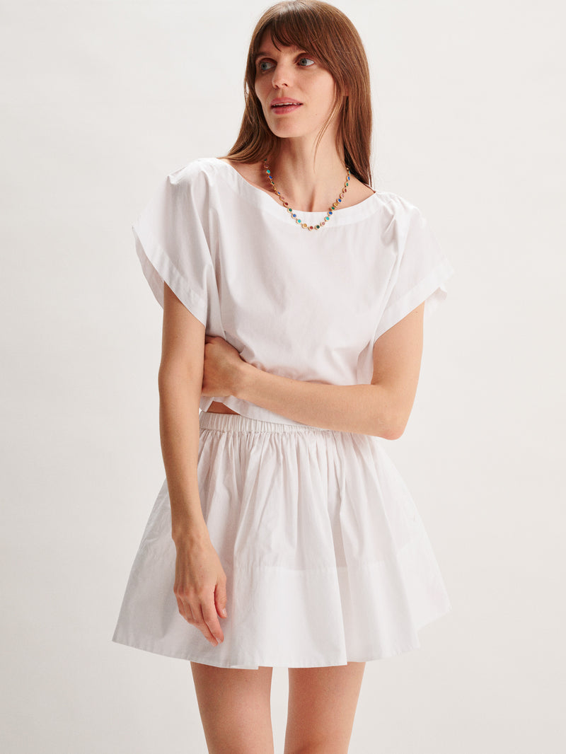 Suzie Kondi Kori Top In Cotton Poplin