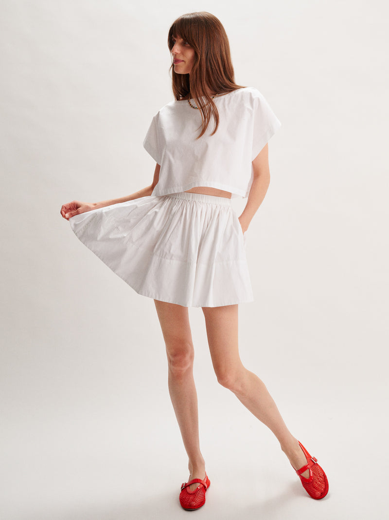 Suzie Kondi Kori Top In Cotton Poplin