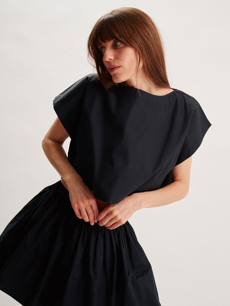Suzie Kondi Kori Top In Cotton Poplin