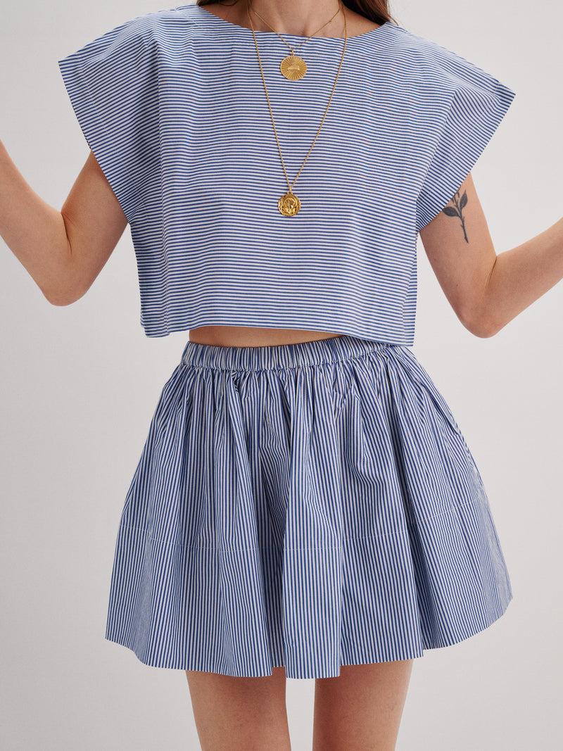 Suzie Kondi Kori Top In Cotton Poplin