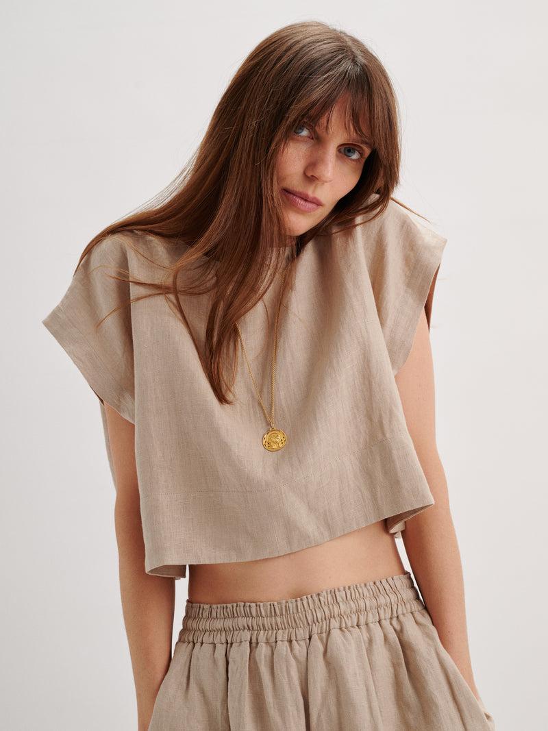 Suzie Kondi Kori Top In Linen