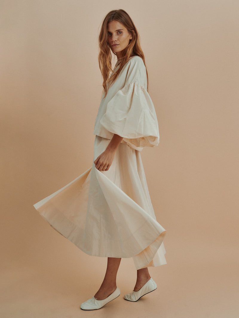 Suzie Kondi Koula Skirt In Silk Taffeta