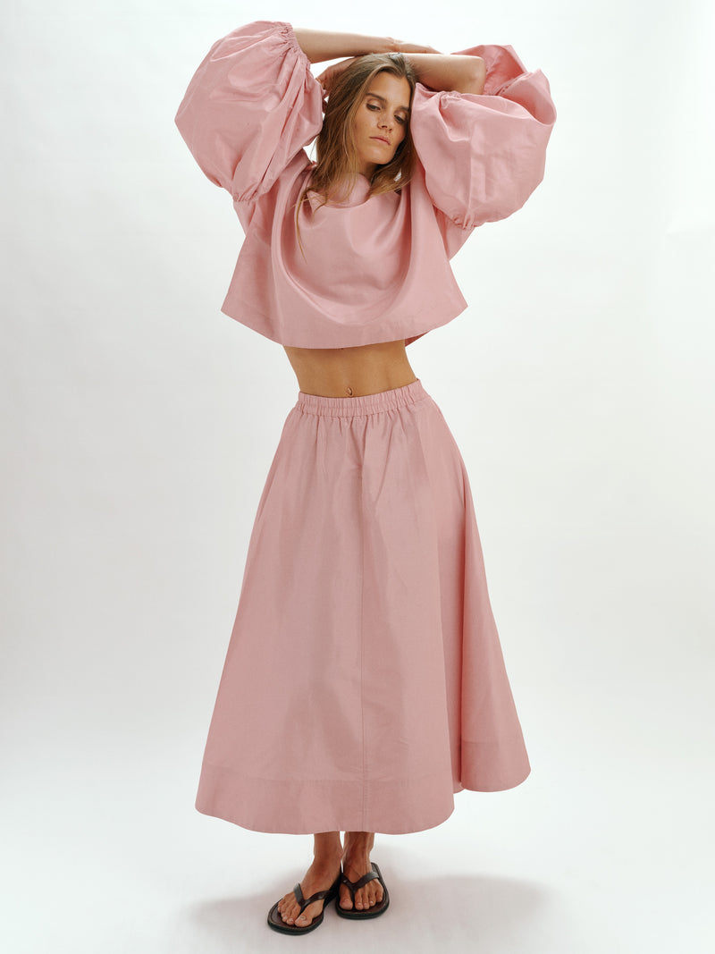 Suzie Kondi Koula Skirt In Silk Taffeta