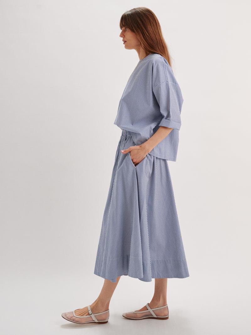 Suzie Kondi Kyria Skirt In Cotton Poplin