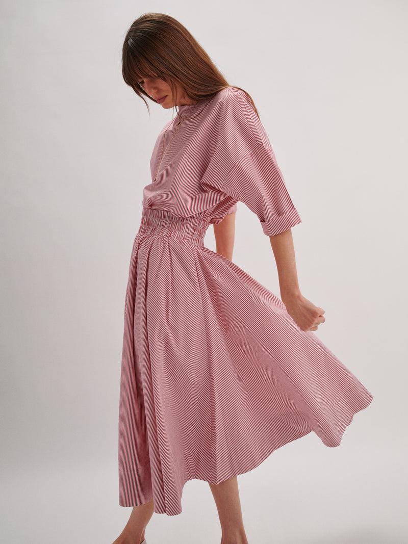 Suzie Kondi Kyria Skirt In Cotton Poplin