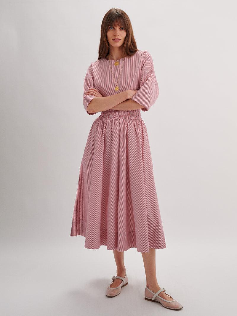 Suzie Kondi Kyria Skirt In Cotton Poplin