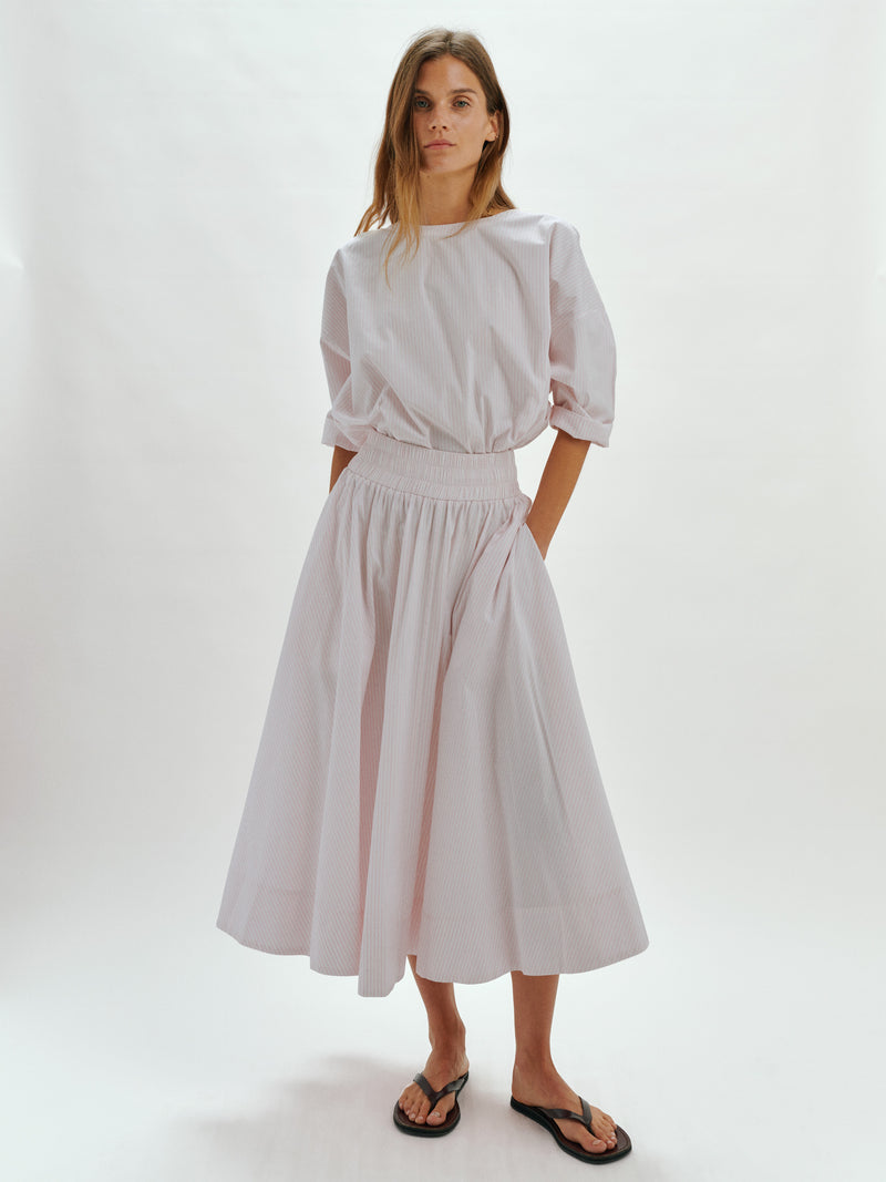 Suzie Kondi Kyria Skirt In Cotton Poplin