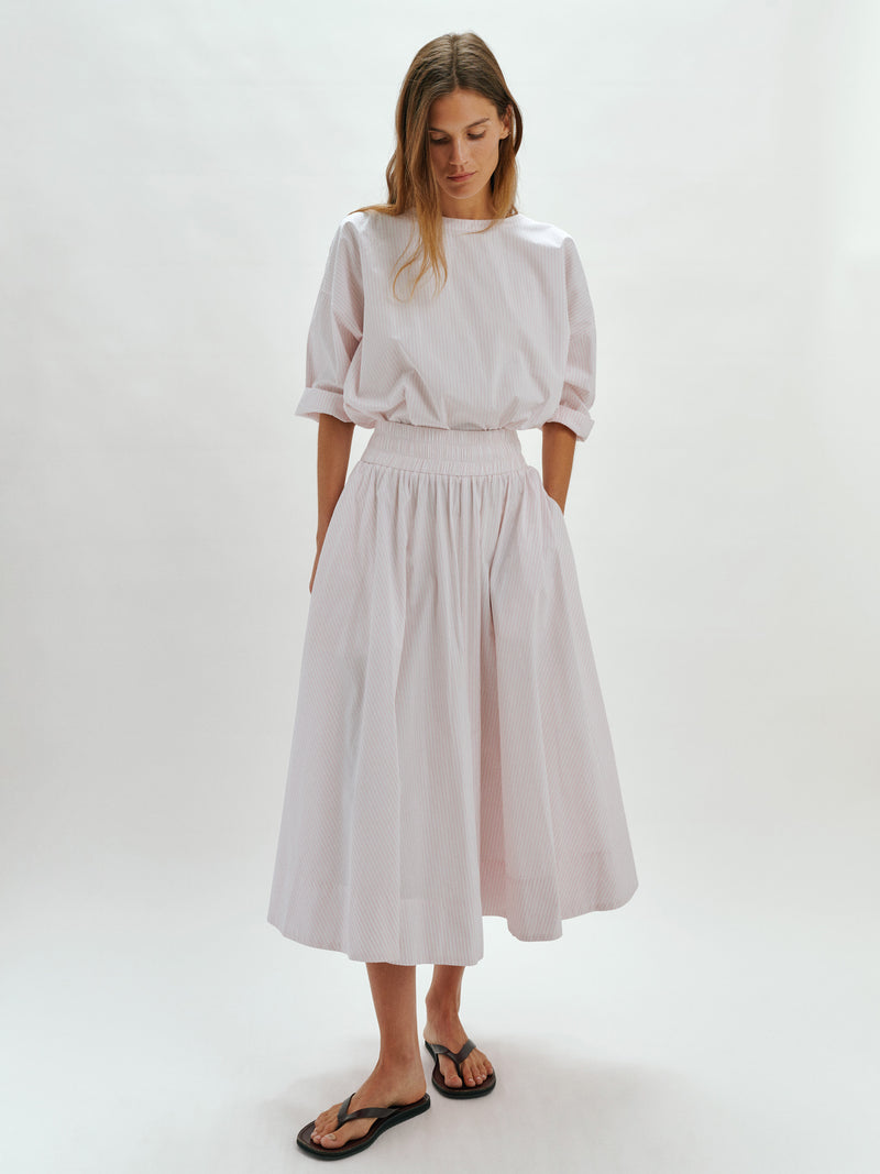 Suzie Kondi Kyria Skirt In Cotton Poplin
