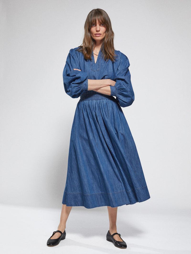 Suzie Kondi Kyria Skirt In Denim