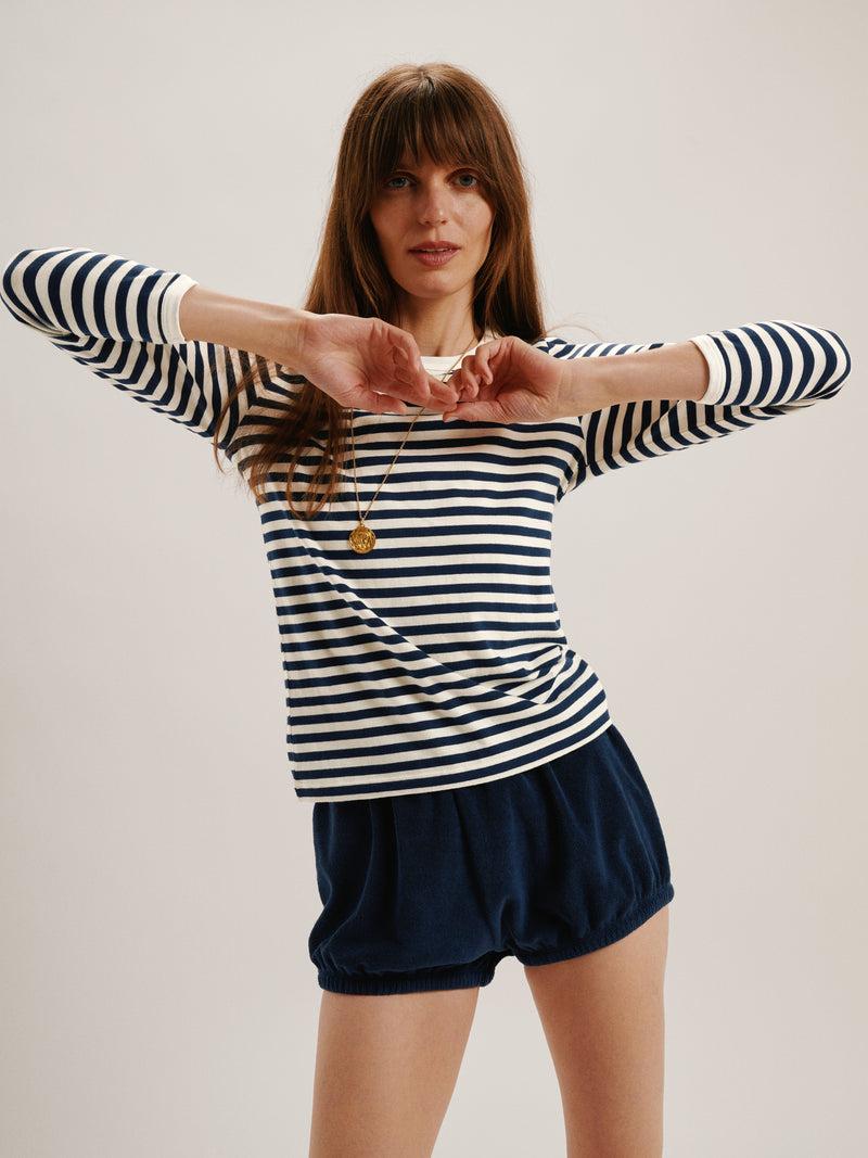 Suzie Kondi Leros Long Sleeve In Cotton Jersey