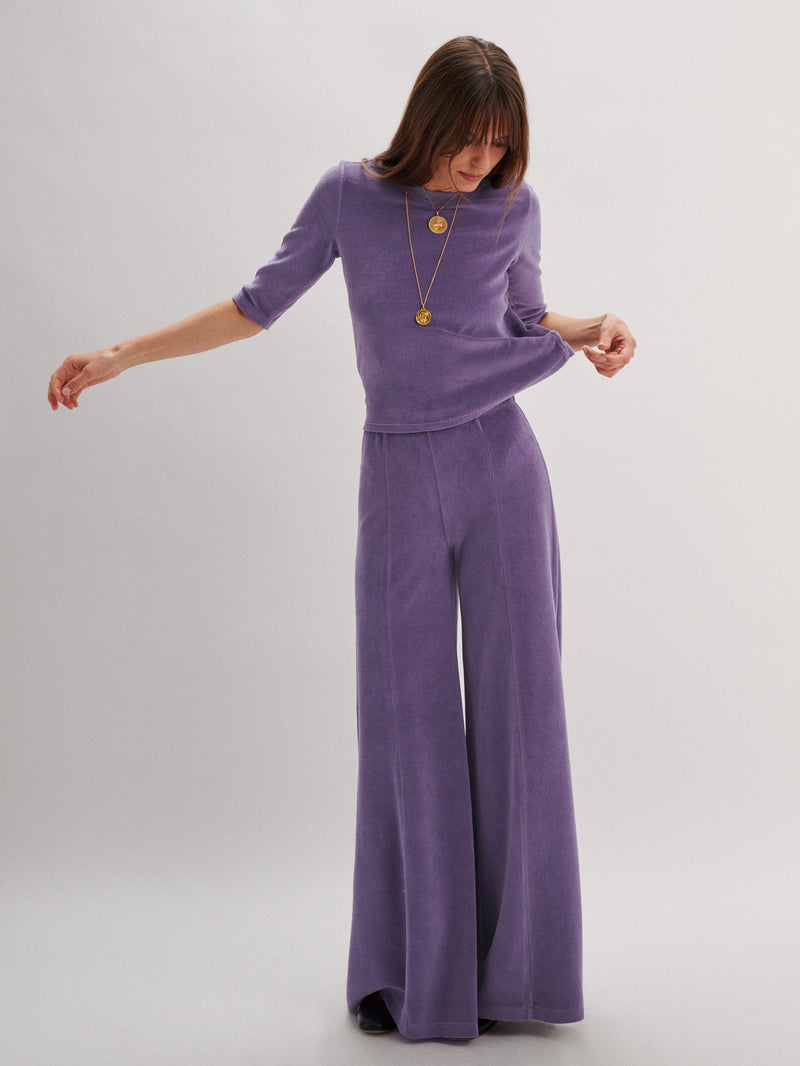 Suzie Kondi Megalo Pants In Velour