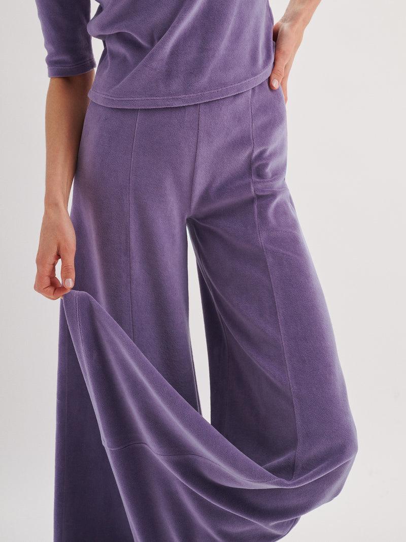 Suzie Kondi Megalo Pants In Velour