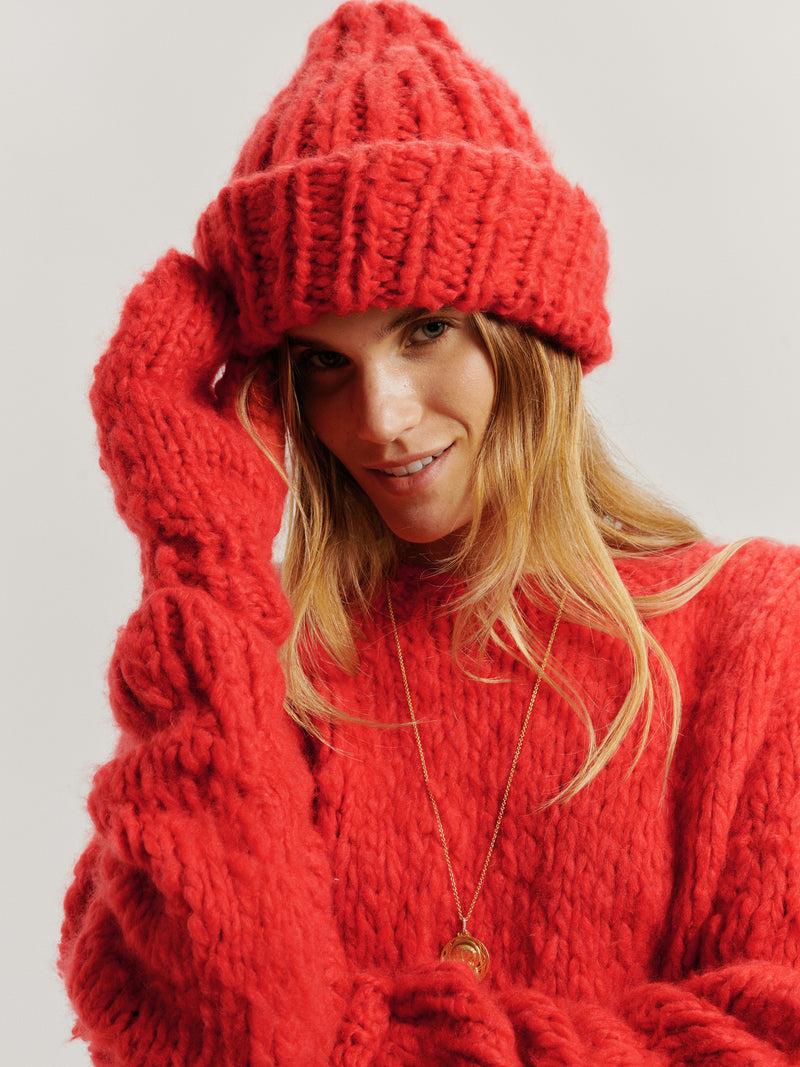 Suzie Kondi Mire Mittens In Cashmere