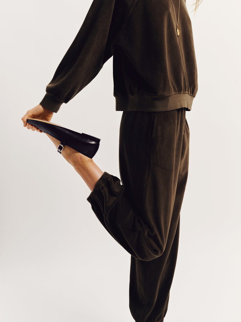 Suzie Kondi Paxos Pants In Velour