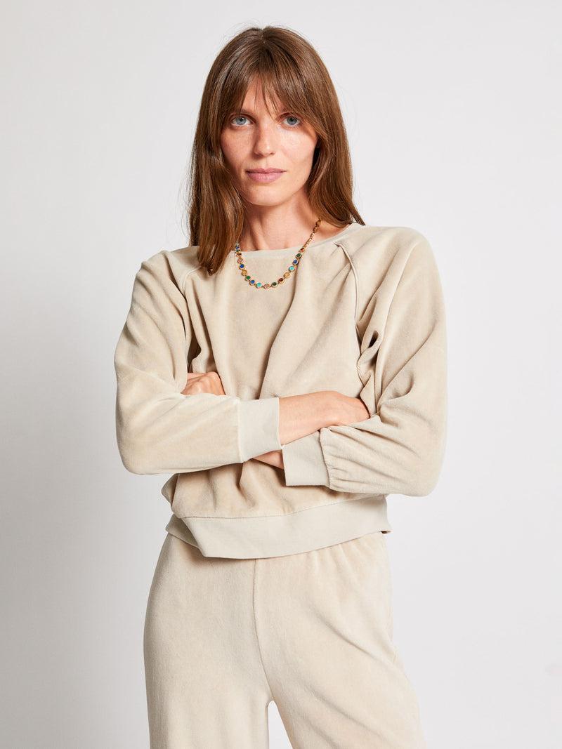 Suzie Kondi Saba Top In Velour