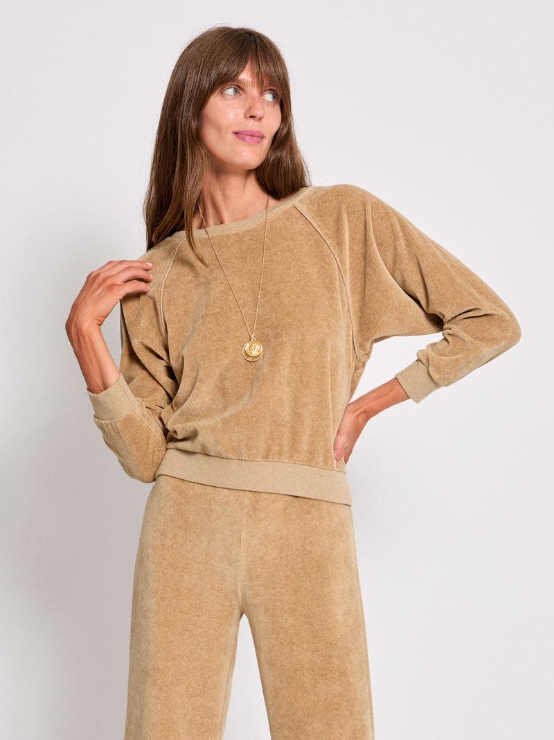 Suzie Kondi Saba Top In Velour