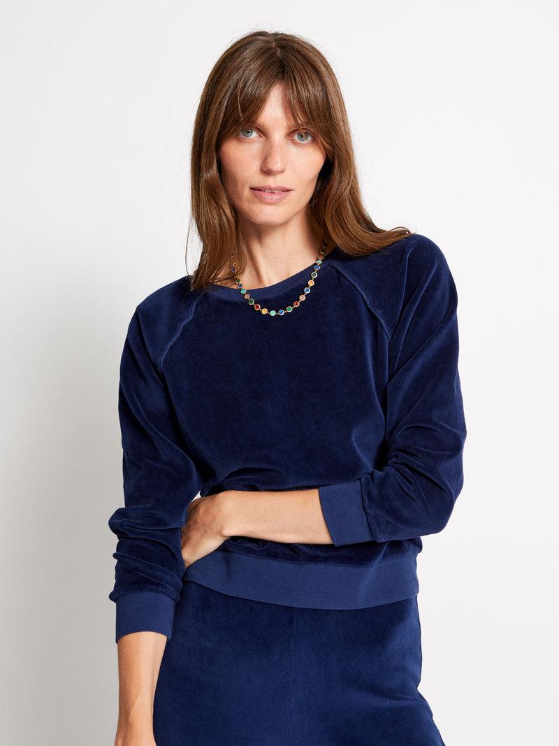Suzie Kondi Saba Top In Velour