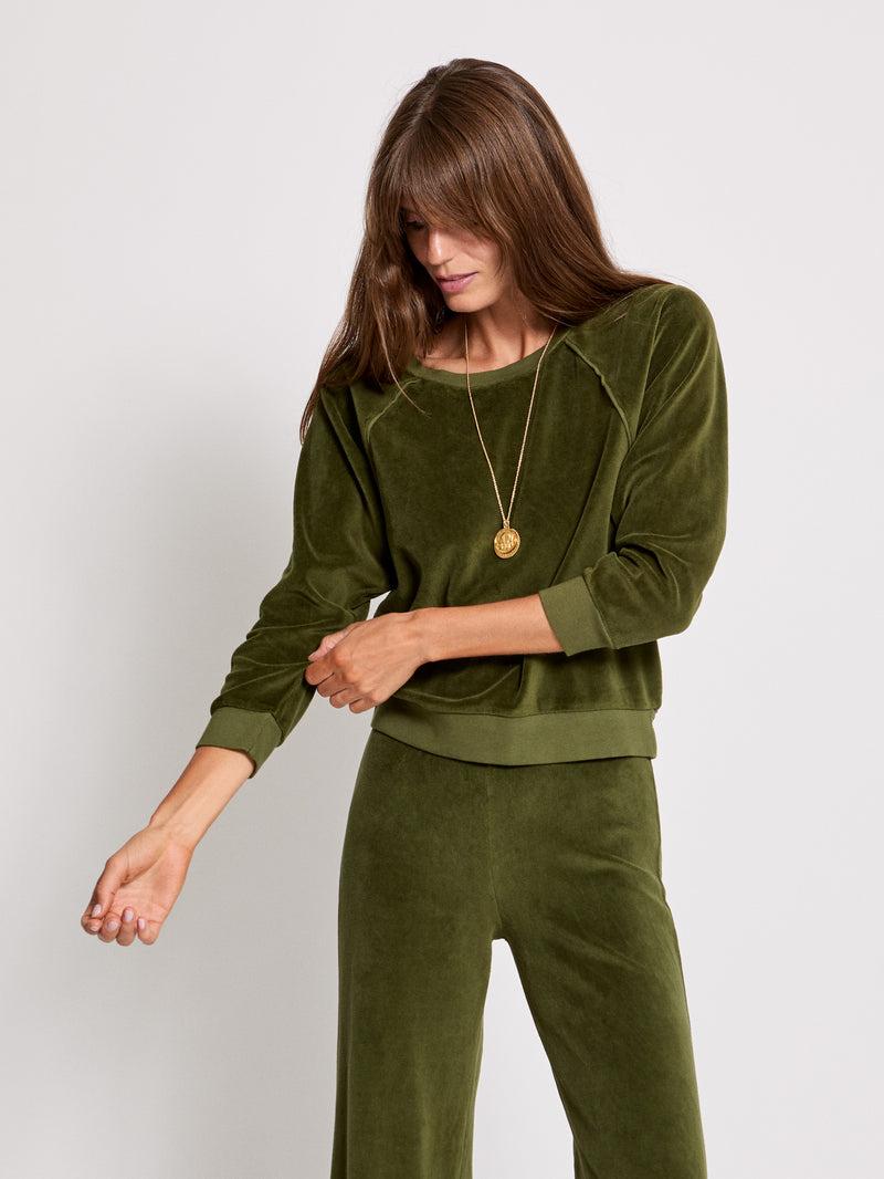 Suzie Kondi Saba Top In Velour