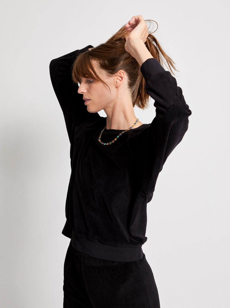 Suzie Kondi Saba Top In Velour