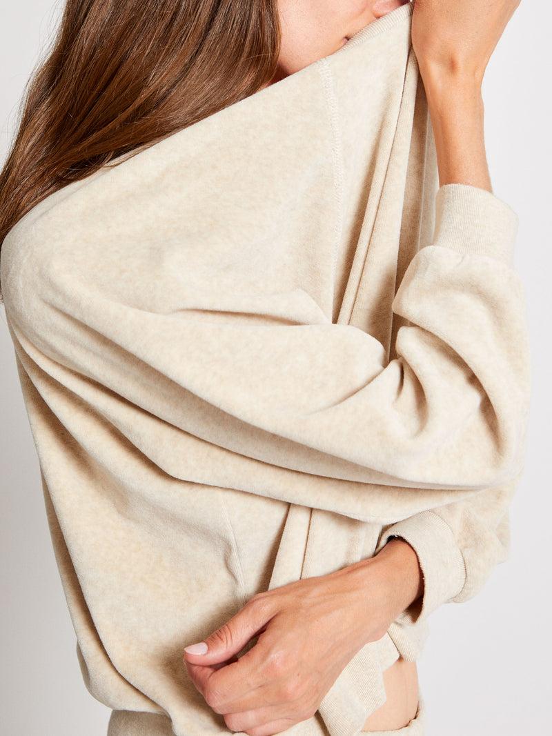 Suzie Kondi Samos Sweatshirt In Velour