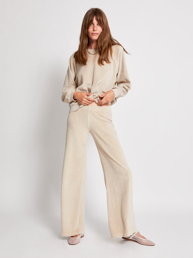 Suzie Kondi Samos Sweatshirt In Velour