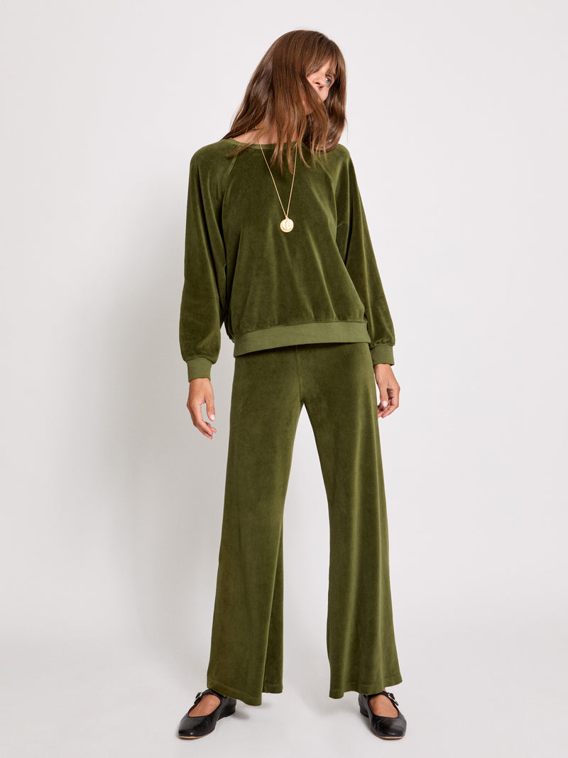 Suzie Kondi Samos Sweatshirt In Velour