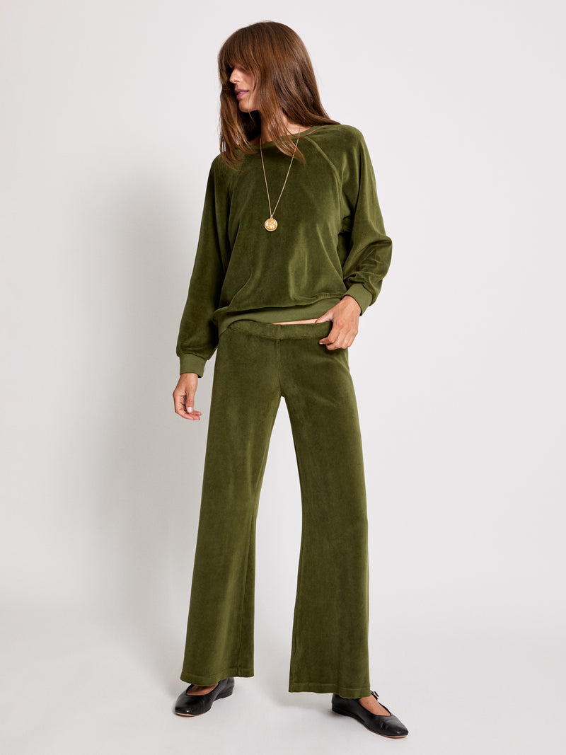 Suzie Kondi Samos Sweatshirt In Velour