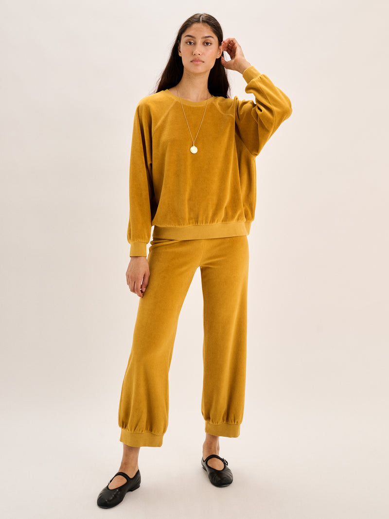 Suzie Kondi Samos Sweatshirt In Velour