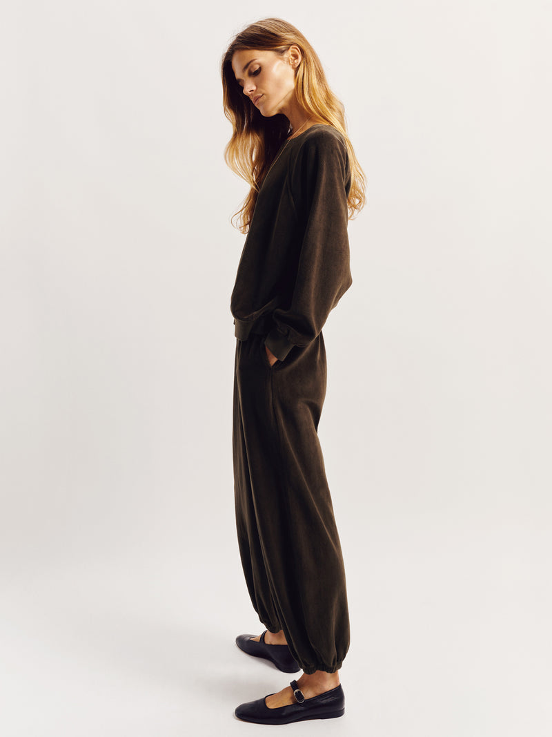 Suzie Kondi Samos Sweatshirt In Velour