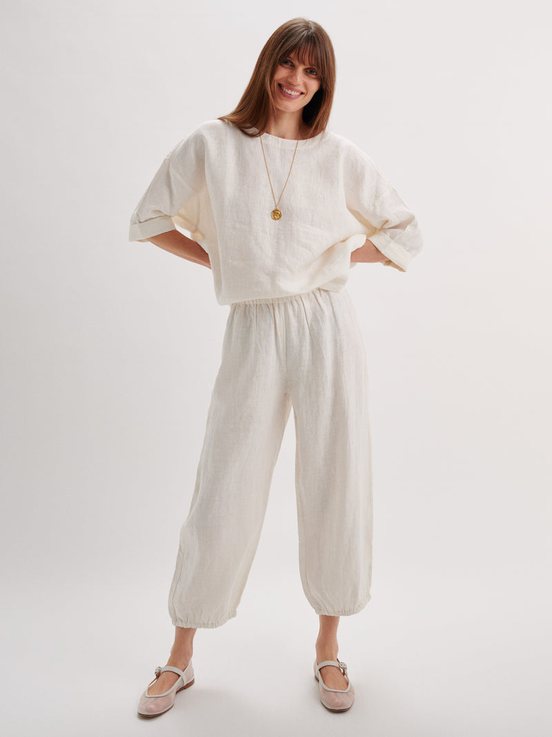Suzie Kondi Saria Top In Linen