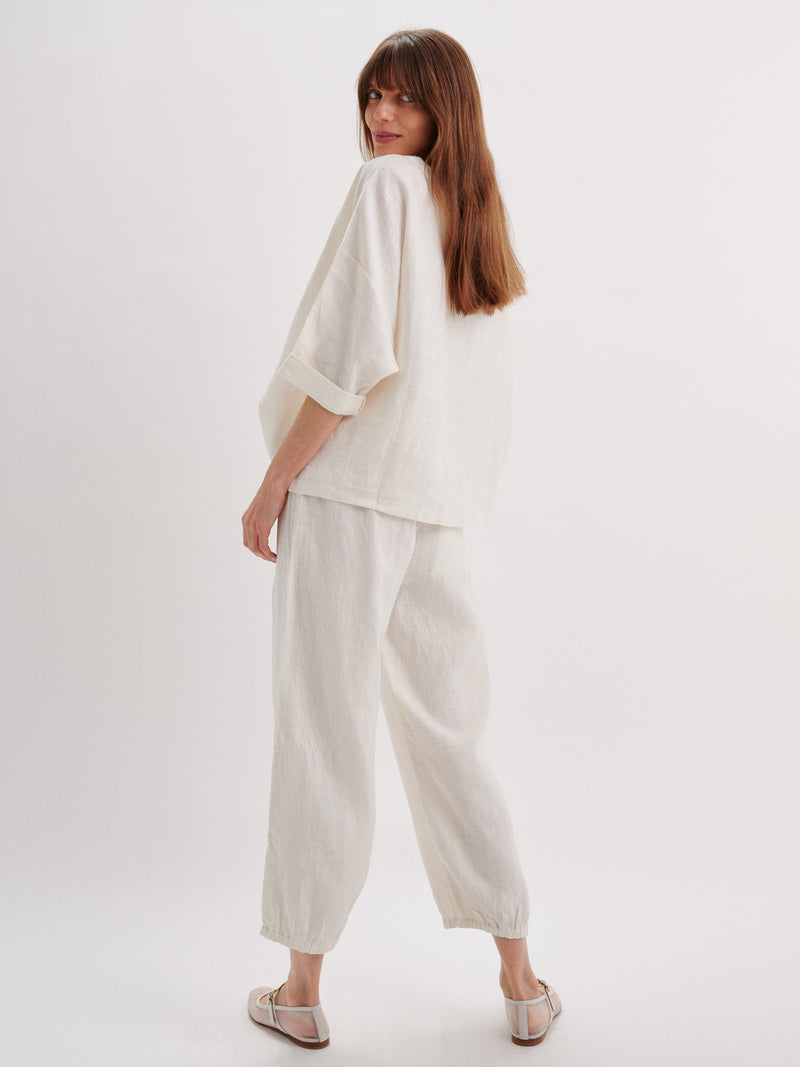 Suzie Kondi Saria Top In Linen