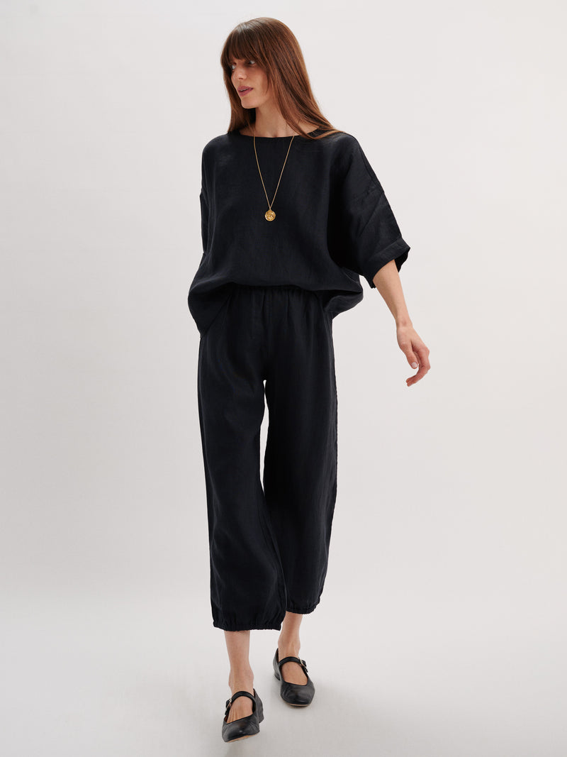 Suzie Kondi Saria Top In Linen