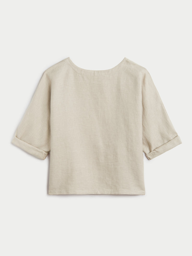 suzie kondi Saria Top in Linen