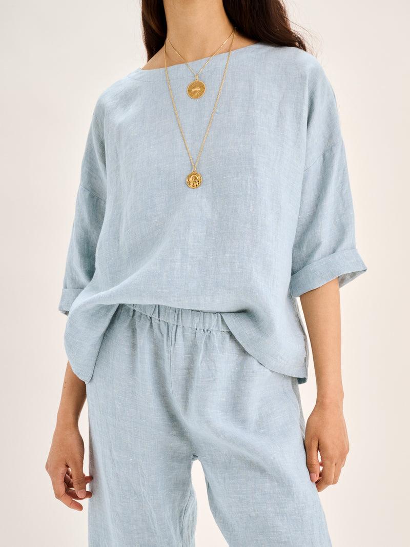 Suzie Kondi Saria Top In Linen